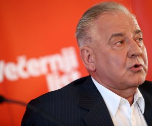 07.06.2018., Zagreb - Promocija druge knjige dr. Ive Sanadera Doba politike - Velika koalicija u hotelu Westin. 

Photo: Petar Glebov/PIXSELL