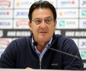 Rijeka: Mišković dao izjavu nakon ostavke trenera Matjaža Keka 07.10.2018., Rijeka - Konferencija predsjednika HNK Rijeke Damira Miskovica u press centru kluba u vezi ostavke trenera Matjaza Keka. 
Photo: Goran Kovacic/PIXSELL