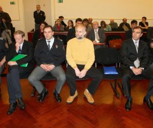 10. 11. 2008., Zagreb - Pocelo je sudjenje optuzenima za sudjelovanje u akciji Maestro na Zupanijskom sudu na Zrinjevcu. Tajna akcija Maestro trajala je preko godinu dana, a obuhvatila je 20 osoba i sakupila 40 tisuca informacija o nelegalnom djelovanju. Pritvoreni Igor Petlevski, sef Sluzbe prodaje nekretnina, te Josip Matanovic i Robert Pesa, bivsi potpredsjednici Hrvatskog fonda za privatizaciju. 
Photo: Davor Puklavec/24sata