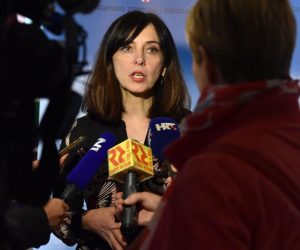 09.04.2019., Primosten - Ministrica Blazenka Divjak sudjeluje na drzavnom skupu ravnatelja srednjih skola i ucenickih domova na temu - Vodjenje i rukovodjenje skolskom i domskom ustanovom tijekom reformskih procesa.
Photo: Hrvoje Jelavic/PIXSELL