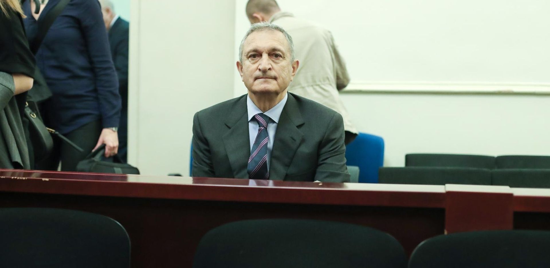 11.4.2019., Zagreb - Na Zupanijskom sudu nastavljeno je sudjenje Ivi Sanaderu u predmetu Ina-Mol. Robert Jezic Photo: Sanjin Strukic/PIXSELL