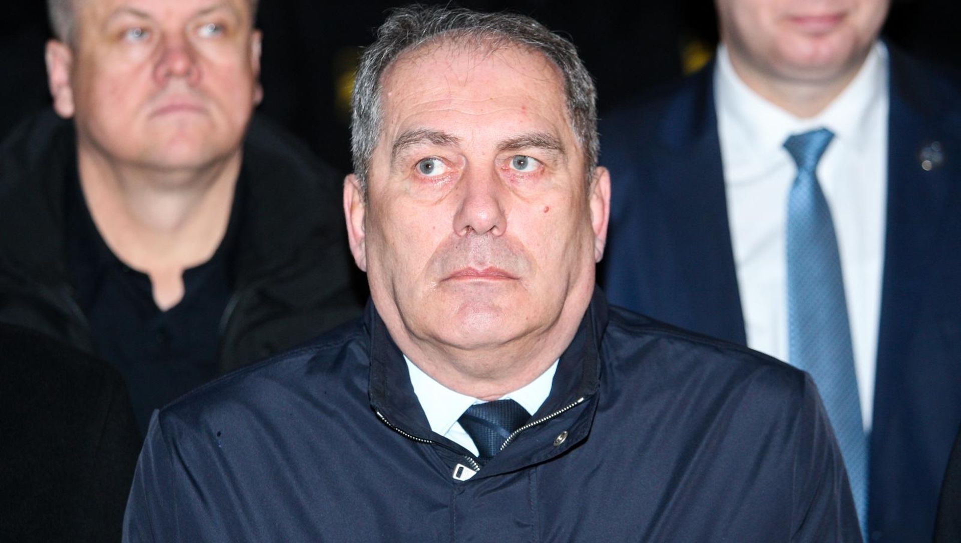 Sarajevo: Komemoracija za ubijenog policajca Mahira Begića 12.02.2019, Sarajevo, Bosna i Hercegovina - U prostorijama Doma policije odrzana je komemoracija za policajca Mahira Begica kojeg je ubio Edin Gacic za kojim jos uvijek traje potraga. Ministar bezbjednosti Bosne i Hercegovine Dragan Mektic. 

Photo: Armin Durgut/PIXSELL