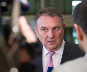 13.03.2019., Zagreb - U Maloj dvorani KD Vatroslav Lisinski obiljezena  je  25. obljetnica suradnje i partnerstva izmedju Republike Hrvatske i Svjetske banke. Radimir Cacic.
Photo: Davor Puklavec/PIXSELL