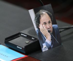 17.04.2019., Split - Zbog nedostatka kvoruma nastavak sjednice Gradskog vijeca Splita pod predsjedanjem potpresjednice Marijane Pulak nije odrzan. Nova sjednica je zakazana za 2. svibnja. 
Fotografije Zeljka Keruma na vijecnickom mjestu.
Photo: Ivo Cagalj/PIXSELL