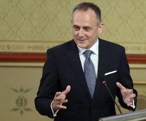 18.04.2019., Zagreb - Dvadeset i druga sjednica Gradske skupstine Grada Zagreba. Drago Prgomet izabran je za novog predsjednika Gradske skupstine. 
Photo: Goran Stanzl/PIXSELL