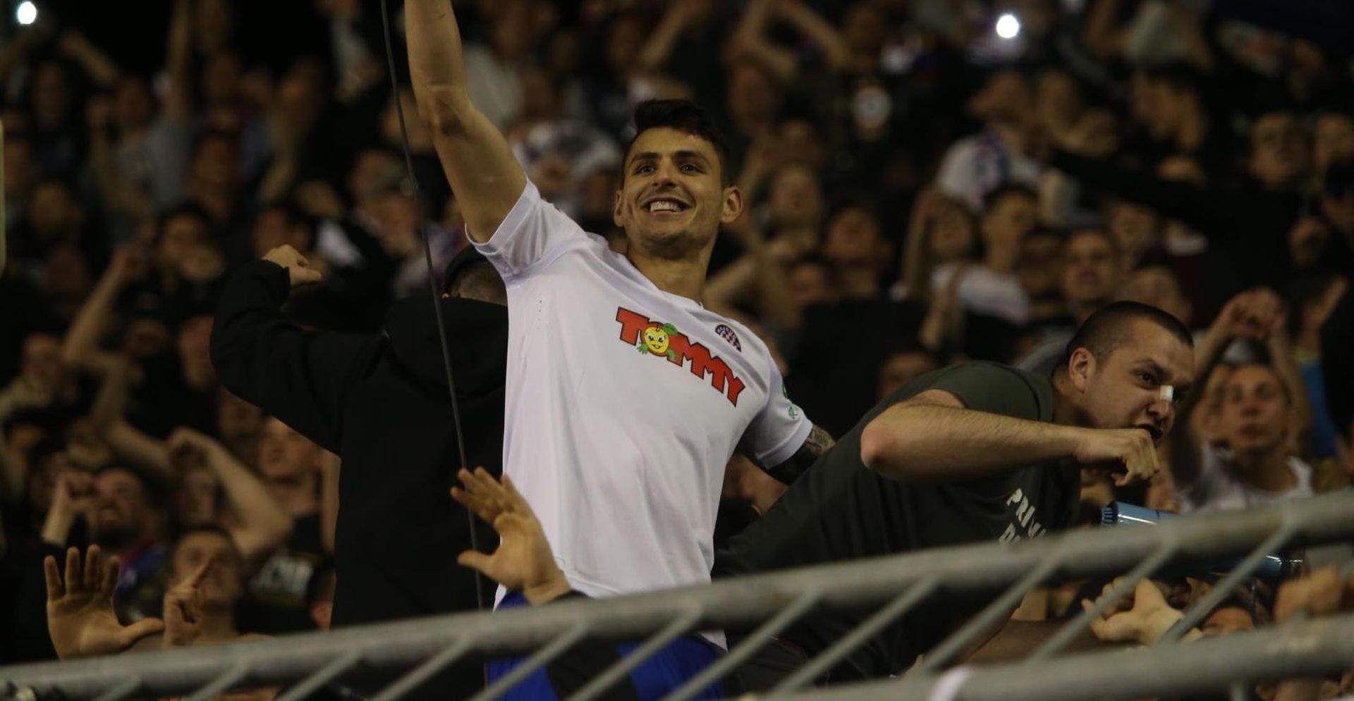 20.04.2019., stadion Poljud, Split - Hrvatski Telekom Prva liga, 30. kolo, HNK Hajduk - HNK Rijeka. Slavlje Stanka Jurica na kraju utakmice. Photo: Ivo Cagalj/PIXSELL