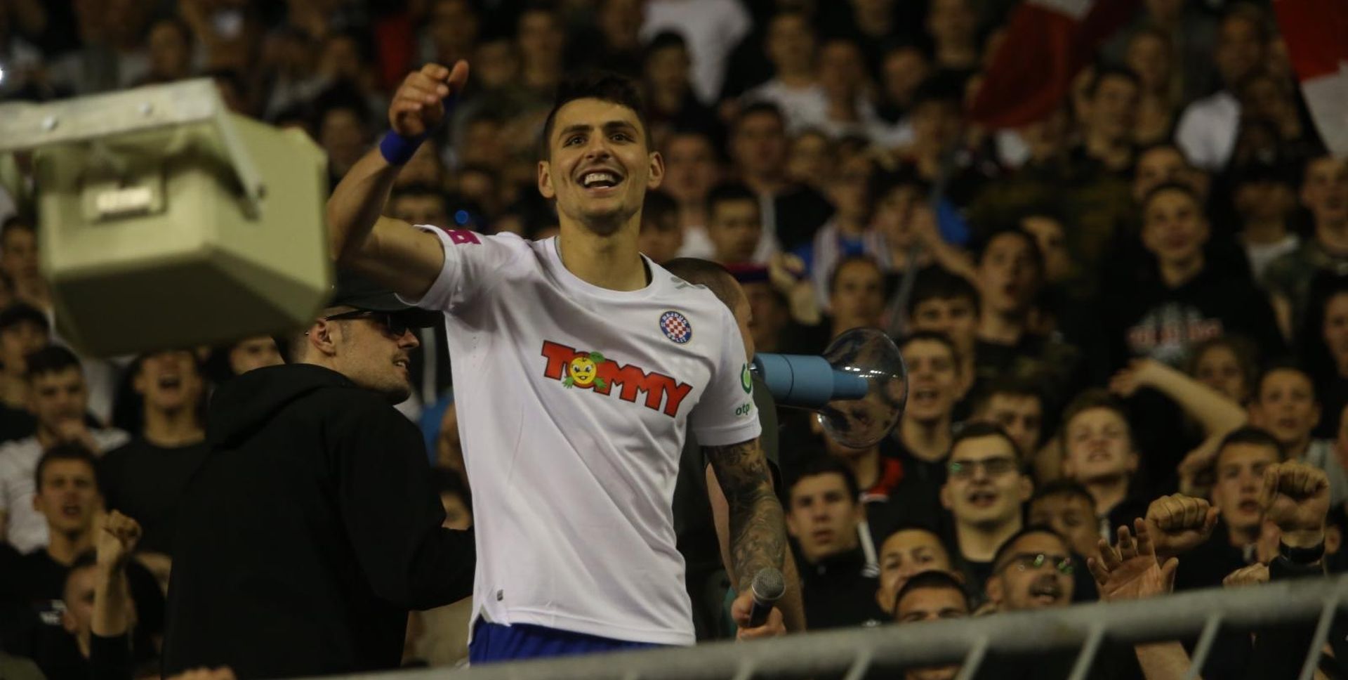 20.04.2019., stadion Poljud, Split - Hrvatski Telekom Prva liga, 30. kolo, HNK Hajduk - HNK Rijeka. Slavlje Stanka Jurica na kraju utakmice. Photo: Ivo Cagalj/PIXSELL