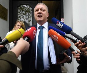 23.04.2019., Zagreb - Sjednica uzeg predsjednistva HDZ-a, na kojoj se odlucivalo o sudbini Milijana Brkica. Darko Horvat
Photo: Marko Lukunic/PIXSELL