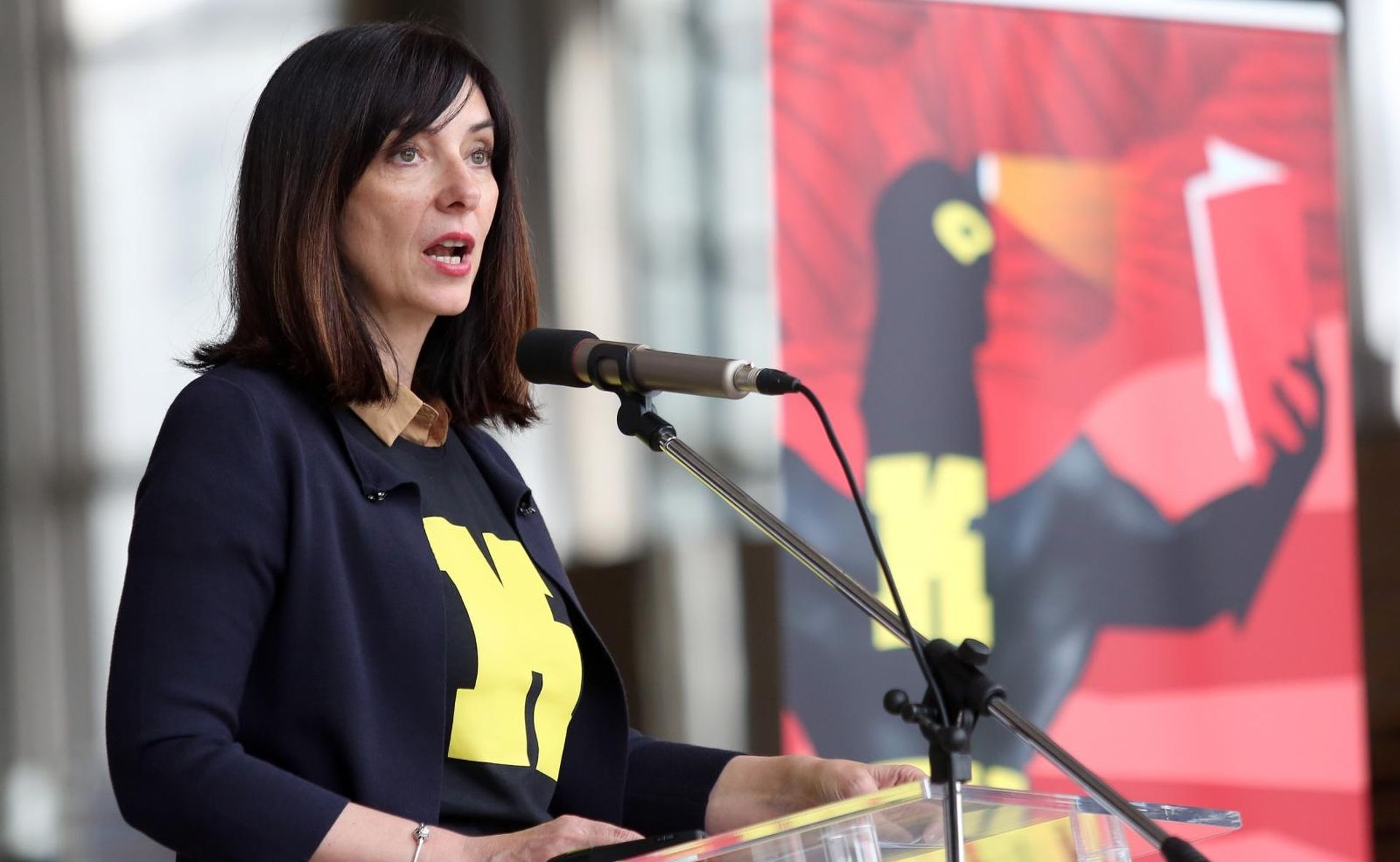 23.4.2019., Nacionalna i sveucilisna knjiznica, Zagreb - Svecano otvaranje Noci Knjige.Blazenka Divjak. Photo: Marko PrpicPIXSELL