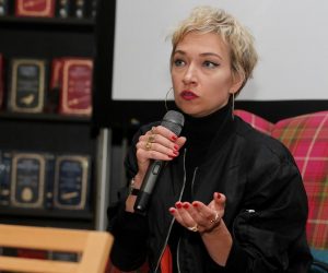 23.04.2019., Zagreb - U sklopu Noci knjige, u prostorijama knjizare "Hocu knjigu Megastore" odrzana je premijera video albuma "B strane" grupe Elemental. Nakon premijernog predstavljanja album je dostupan iskljucivo na online platformama - Od YOutubea do raznih streaming servisa, te ga se nece moci nigdje nabaviti u fizickom obliku. Mirela Priselac Remi Photo: Dalibor Urukalovic/PIXSELL