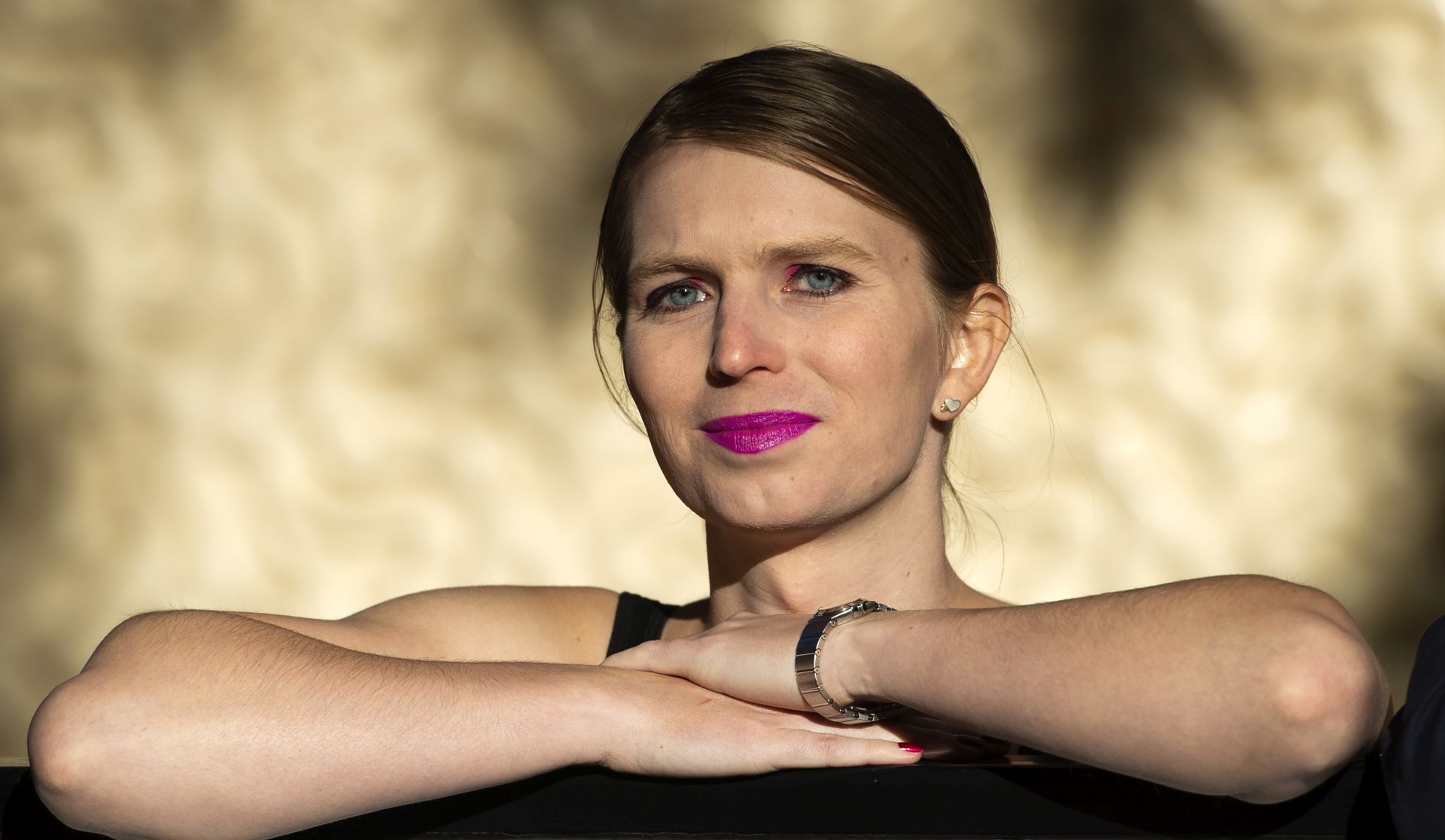 epa07559808 (FILE) - US whistleblower Chelsea Manning poses for photographs as she makes her first public appearance in Britain at an event hosted by the Institute of Contemporary Arts, in London, Britain, 01 October 2018 (reissued 10 May 2019). Media reports state on 10 May 2019 that former US Army intelligence analyst and whistleblower Chelsea Manning, 31, has been released from the William G. Truesdale Adult Detention Center in Alexandria, Virginia, USA. She spent 62 days in jail after being taken into custody in March 2019 by a judge ordered for refusing to testify before an investigation into WikiLeaks. However, she will have to appear before a grand jury on 16 May, media added.  EPA/FACUNDO ARRIZABALAGA *** Local Caption *** 54667621
