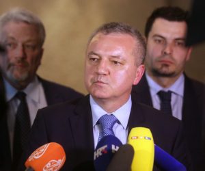 Zagreb, 20.05.2019 - Izjava nakon sastanaka ministra gospodarstva, poduzetništva i obrta Darka Horvata s deklegacijom kineske kompanije China Shipbuildding Industry Corporation (CSIC). Na fotografiji Darko Horvat.  Foto HINA/ Daniel KASAP/ dkas