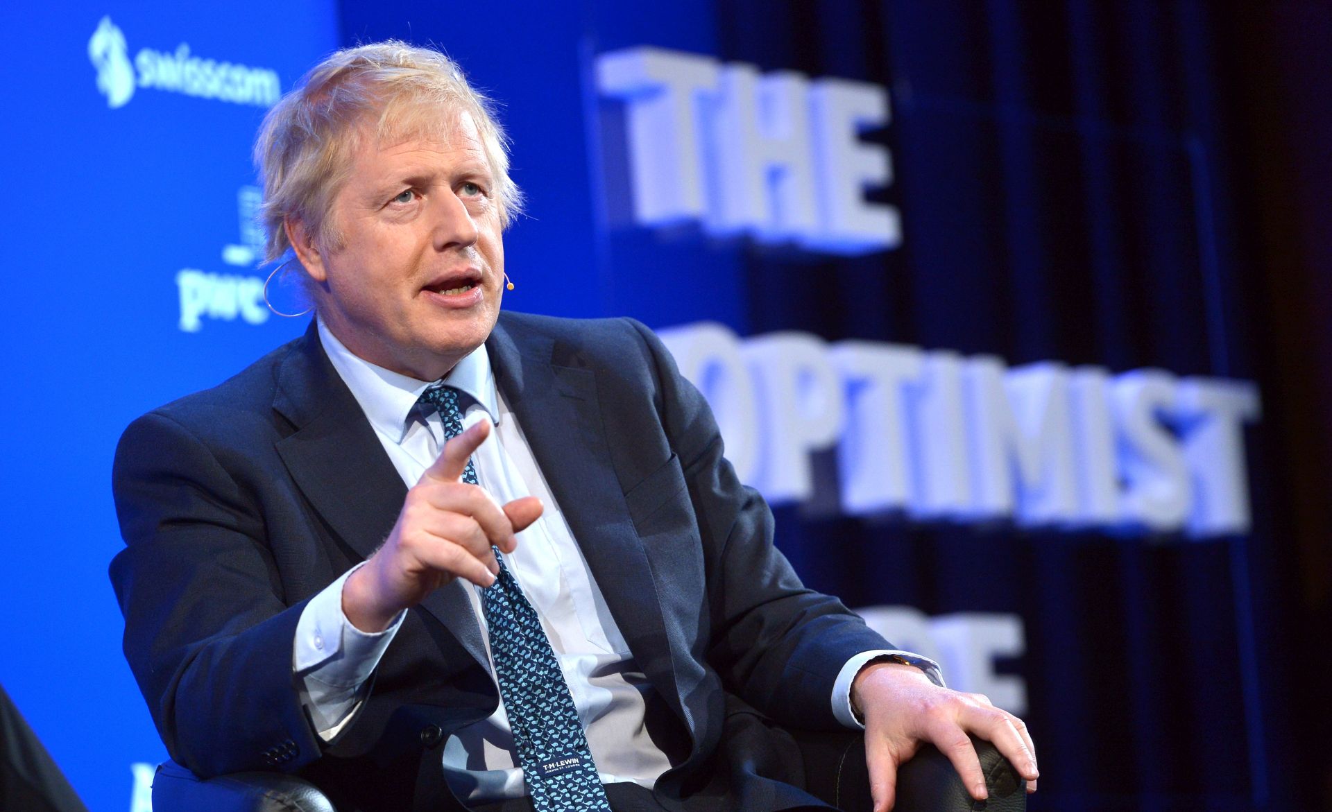 epa07598105 A handout photo made available by the Swiss Economic Forum (SEF) shows British politician Boris Johnson speaks during the Swiss Economic Forum SEF in Interlaken, Switzerland, 24 May 2019. Johnson will run for the succession of British Prime Minister Theresa May.  EPA/SWISS ECONOMIC FORUM / HANDOUT MAY ONLY BE USED WITH COMPLETE CITATION OF THE SOURCE HANDOUT EDITORIAL USE ONLY/NO SALES