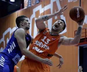Zagreb, 30.5.2019 - Četvrta utakmica finala doigravanja prvenstva Hrvatske za košarkaše Cedevita - Cibona .Na slici Andrija Stipanović (13) Cedevita.  foto HINA/ Tomislav PAVLEK/