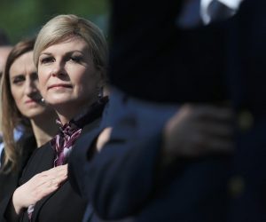 02.05.2019., Borovo selo - Program obiljezavanja 28. obljetnice Memorijala dvanaest redarstvenika u Borovo selu. Predsjednica Kolinda Grabar-Kitarovic Photo: Davor Javorovic/PIXSELL