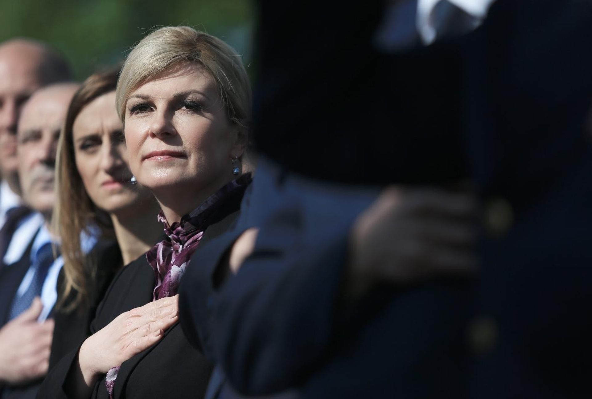 02.05.2019., Borovo selo - Program obiljezavanja 28. obljetnice Memorijala dvanaest redarstvenika u Borovo selu. Predsjednica Kolinda Grabar-Kitarovic Photo: Davor Javorovic/PIXSELL
