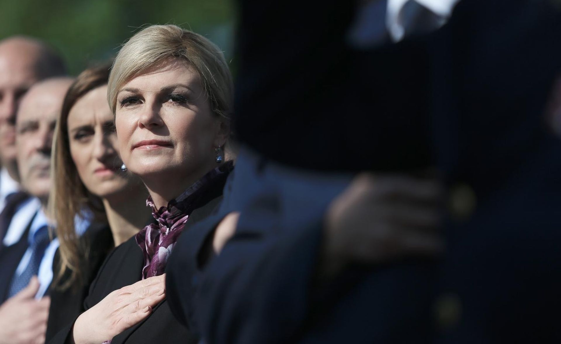 02.05.2019., Borovo selo - Program obiljezavanja 28. obljetnice Memorijala dvanaest redarstvenika u Borovo selu. Predsjednica Kolinda Grabar-Kitarovic Photo: Davor Javorovic/PIXSELL