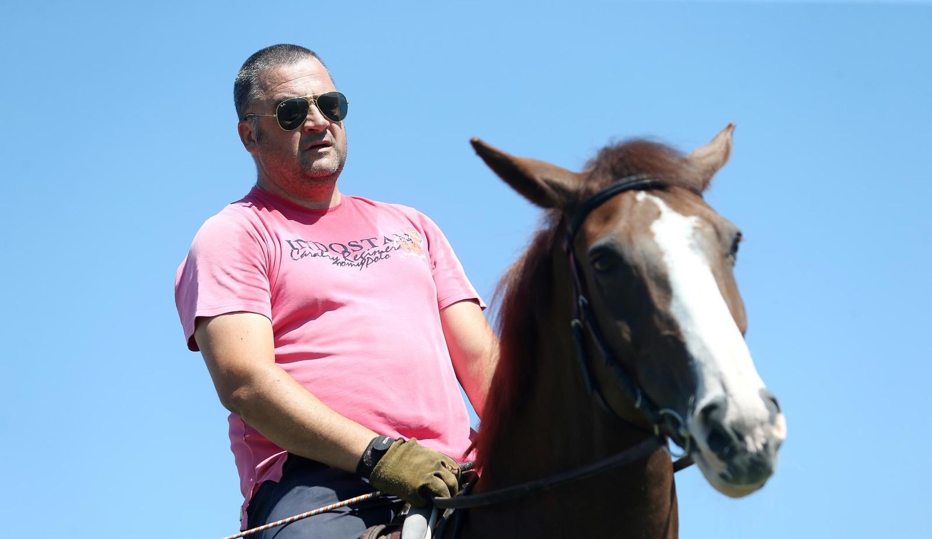 05.07.2017., Zagreb - Hipodrom, visestruki slavodobitnik Sinjske alke Ognjen Preost. 
Photo: Dalibor Urukalovic/PIXSELL
