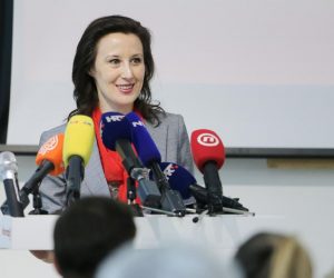 6.4.2019., Zagreb - Predstavljanje liste kandidata stranke Start za izbore za clanove Europskog parlamenta. Listu je predstavila Dalija Oreskovic a govorio je Bojan Glavasevic.  Photo: Filip Kos/PIXSELL