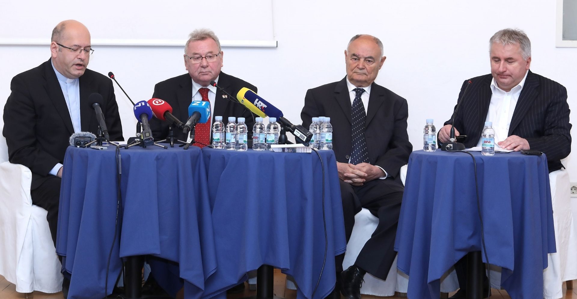 06.05.2019., Zagreb - U Europskom domu odrzana je konferencija za medije Pocasnog bleiburskog voda (PBV) u povodu obiljezavanja 74. obljetnice Bleiburske tragedije . 
Photo: Patrik Macek/PIXSELL