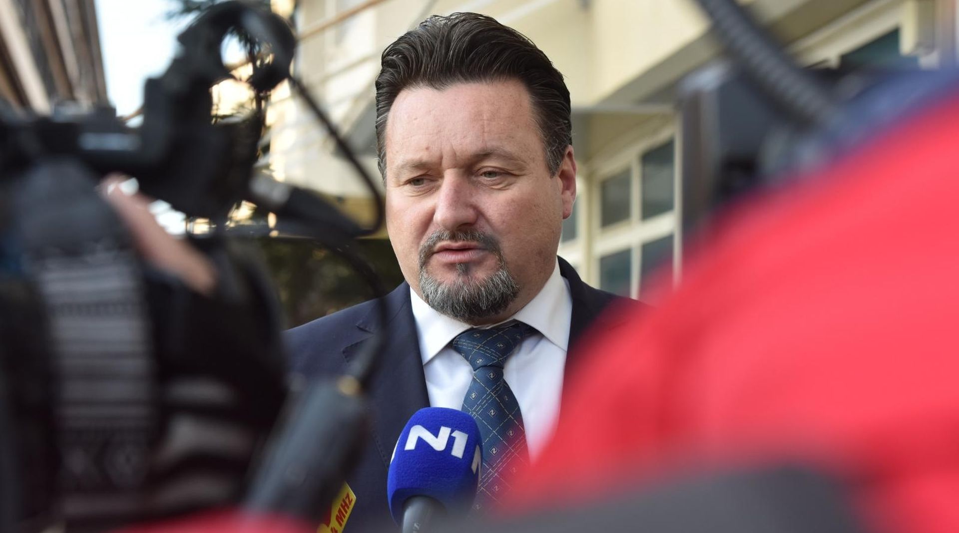 08.02.2019., Sibenik - Premijer Andrej Plenekovic sa suradnicima odrzao sastanak sa Zupanijskim odborom HDZ-a Sibensko-kninske zupanije. Lovro Kuscevic
Photo: Hrvoje Jelavic/PIXSELL