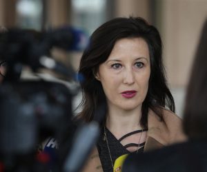 09.05.2019., Zagreb - Konferencija za medije predsjednice stranke "Start" Dalije Oreskovic i stranackih kandidata za EU izbore u povodu Dana Europe. 
Photo: Dalibor Urukalovic/PIXSELL