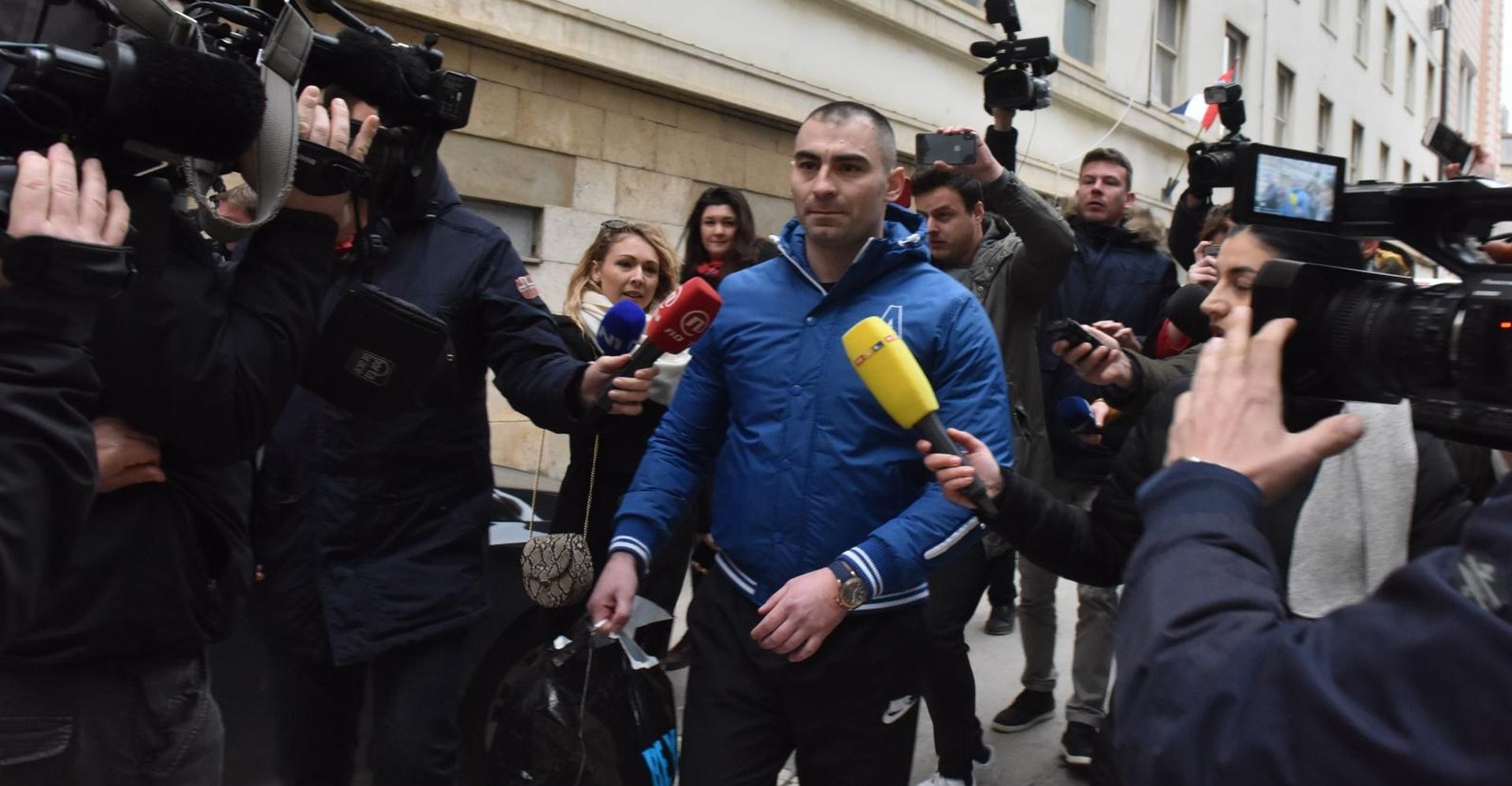 Zadar:  Darko Kovačević Daruvarac pušten iz zadarskog pritvora 10.02.2019., Zadar - Darko Kovacevic Daruvarac pusten iz zadarskog pritvora.
Photo: Hrvoje Jelavic/PIXSELL