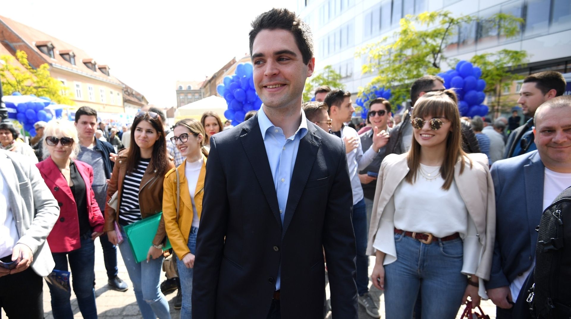 11.05.2019., Zagreb - Na Europskom trgu odrzava se proslava Dana Europe. Karlo Ressler. 
Photo: Marko Lukunic/PIXSELL