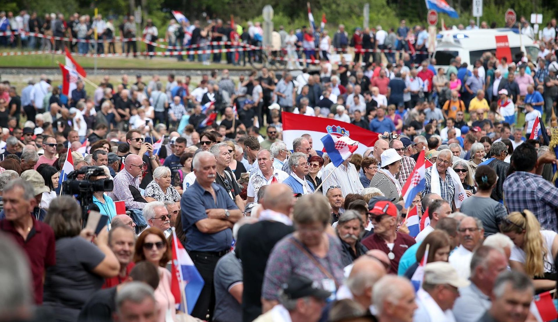 12.05.2018., Bleiburg, Austrija - Sredisnja komemoracija u povodu 73. godisnjice bleiburske tragedije i kriznog puta hrvatskog naroda. 
Photo: Goran Stanzl/PIXSELL