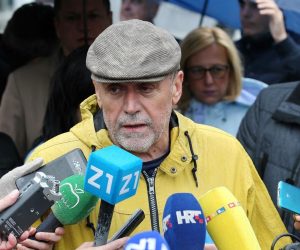 13.05.2019., Zagreb - Gradonacelnik Zagreba Milan Bandic odrzao je konferenciju za medije na temu nevremena u Zagrebu, odnosno, rada hitnih i komunalnih sluzbi na sanaciji posljedica. Photo: Dalibor Urukalovic/PIXSELL
