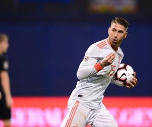 15.11.2018., stadion Maksimir, Zagreb - UEFA Liga nacija, Liga A, skupina 4, 3. kolo, Hrvatska - Spanjolska. Sergio Ramos. Photo: Marko Prpic/PIXSELL