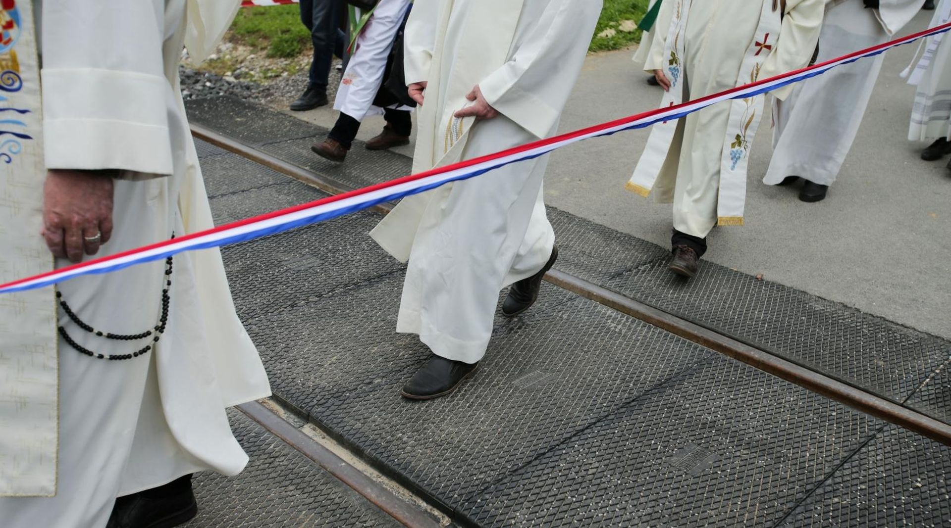 18.5.2019., Zagreb - Sredisnja komemoracija povodom 74. godisnjice Bleiburske tragedije na Loibaskom polju pored Bleiburga.Na komemoraciji na Bleiburskom polju ove godine osim svete mise, nece biti politickih govora. Sve osigurava oko 450 policajaca  Photo: Filip Kos/PIXSELL