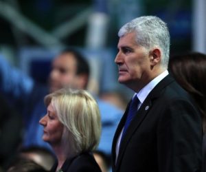 18.05.2019., Kosarkaski centar Drazen Petrovic, Zagreb - Sredisnji predizborni skup Hrvatske demokratske zajednice za izbore za Europski parlament. Dragan Covic. 
Photo: Slavko Midzor/PIXSELL