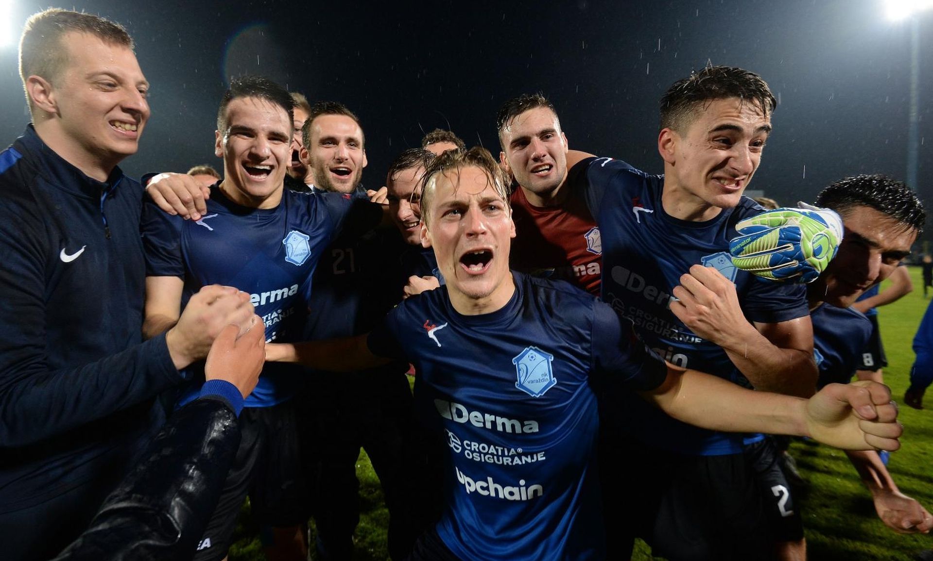 18.05.2019., stadion Andjelko Herjavec, Varazdin- Utakmica 25. kola 2. HNL, NK Varazdin - HNK Sibenik. Slavlje. 
Photo: Vjeran Zganec Rogulja/PIXSELL