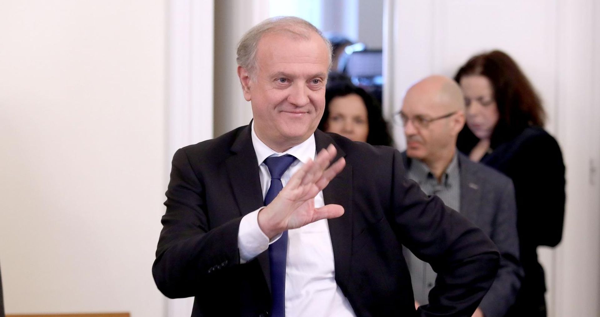Zagreb: U Saboru je održan okrugli stol o nacrtu prijedloga ovršnog zakona 19.02.2019., Zagreb - U Saboru je odrzan okrugli stol o nacrtu prijedloga ovrsnog zakona. Drazen Bosnjakovic.
Photo: Patrik Macek/PIXSELL