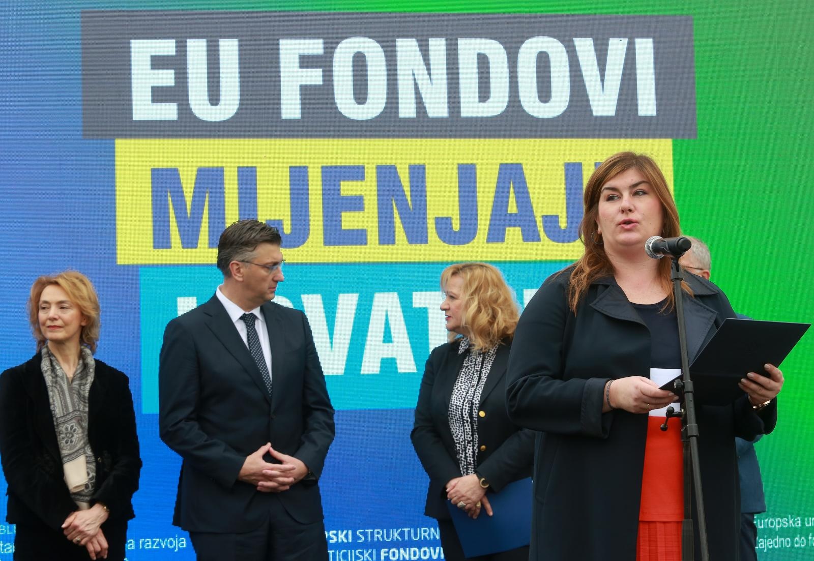 19.05.2019., Zagreb - Dan otvorenih vrata EU projekata, Ministarstva regionalnog razvoja i fondova EU. Gabrijela Zalac.
Photo: Matija Habljak/PIXSELL