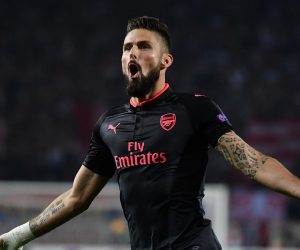 19.10.2017., stadion Rajko Mitic, Beograd - 3. kolo skupine H Europske lige, FK Crvena zvezda - Arsenal FC. Olivier Giroud. Photo: Srdjan Ilic/PIXSELL