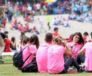 22.5.2018., Zagreb - U povodu obiljezavanja zavrsetka nastave srednjoskolskog obrazovanja ucenika zavrsnih razreda srednjih skola odrzava se Dan maturanata 2018. Maturanti kojii su se okupili na Trgu bana Jelacica stigli su do jezera Bundek gdje ce proslava trajati citav dan.

Photo: Borna Filic/PIXSELL