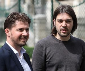 26.04.2019., Zagreb - Konferencija za medije stranke Zivi zid odrzana je ispred zgrade Ministarstva uprave u Maksimirskoj 63. 
Photo: Jurica Galoic/PIXSELL
