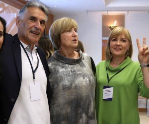 26.05.2019., Zagreb - Nakon objave izlaznih anketa pocelo je slavlje u stozeru hrvatskih suverenista.
Photo: Patrik Macek/PIXSELL