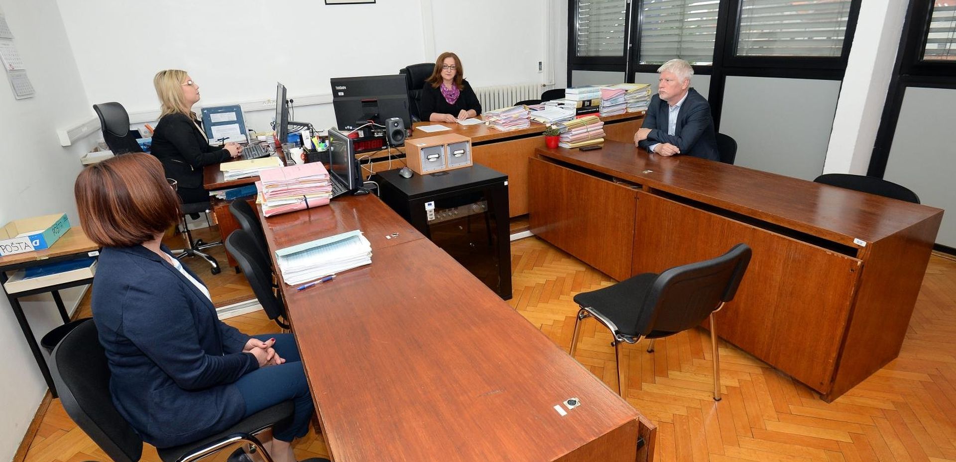 27.05.2019., Varazdin- Presuda Marku Taradiju za kazneno djelo iz clanka 90 Kaznenog zakona. Taradi se nije pojavio na izricanju presude.
Photo: Vjeran Zganec Rogulja/PIXSELL