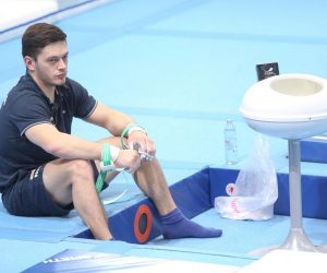 Zagreb: Otvaranje gimnastičkog centra u sportskoj dvorani u Lučkom   28.03.2019., Zagreb - Otvaranje gimnastickog centra u sportskoj dvorani u Luckom. Tin Srbic. 
Photo: Luka Stanzl/PIXSELL