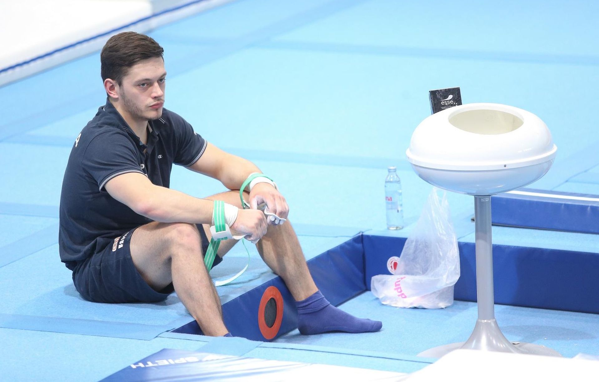 Zagreb: Otvaranje gimnastičkog centra u sportskoj dvorani u Lučkom   28.03.2019., Zagreb - Otvaranje gimnastickog centra u sportskoj dvorani u Luckom. Tin Srbic. 
Photo: Luka Stanzl/PIXSELL