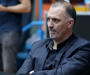 Zagreb: 5. kolo ABA lige, KK Cedevita - KK Budućnost VOLI 28.10.2018., Dom sportova, Zagreb - 5. kolo ABA lige, KK Cedevita - KK Buducnost VOLI. Novi sportski direktor Cedevite Veljko Mrsic. 
Photo: Goran Stanzl/PIXSELL