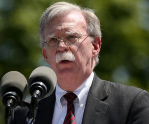 U.S. National Security Advisor John Bolton speaks during a graduation ceremony at the U.S. Coast Guard Academy in New London U.S. National Security Advisor John Bolton speaks during a graduation ceremony at the U.S. Coast Guard Academy in New London, Connecticut, U.S., May 22, 2019.   REUTERS/Michelle McLoughlin MICHELLE MCLOUGHLIN