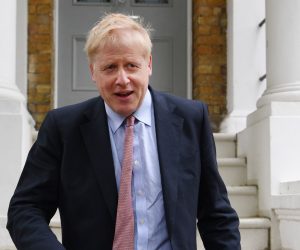 epa07609647 Former British foreign secretary Boris Johnson departs his home in London, Britain, 29 May 2019. Media reports state that Johnson has been summoned to court over misconduct claims over comments he made in the lead up to the EU referendum.  EPA/ANDY RAIN