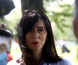 Zagreb, 1.6.2019 - Ministrica znanosti i obrazovanja Blaženka Divjak (na slici) podržala je humanitarno-zabavni događaj Hura! 2019. kojim se prikuplja novac za kupnju specijalnih komunikacijskih pomagala za štićenike Centra za autizam u Zagrebu. 
Foto Hina/ Dario GRZELJ/ dag