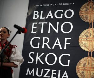 Zagreb, 4.6.2019 - U Etnografskom muzeju otvorena je izložba "Blago etnografskog muzeja - Sto predmeta za sto godina", priređena u sklopu cjelogodišnjega obilježavanja stogodišnjice osnutka muzeja.
Foto Hina/ Dario GRZELJ/ dag