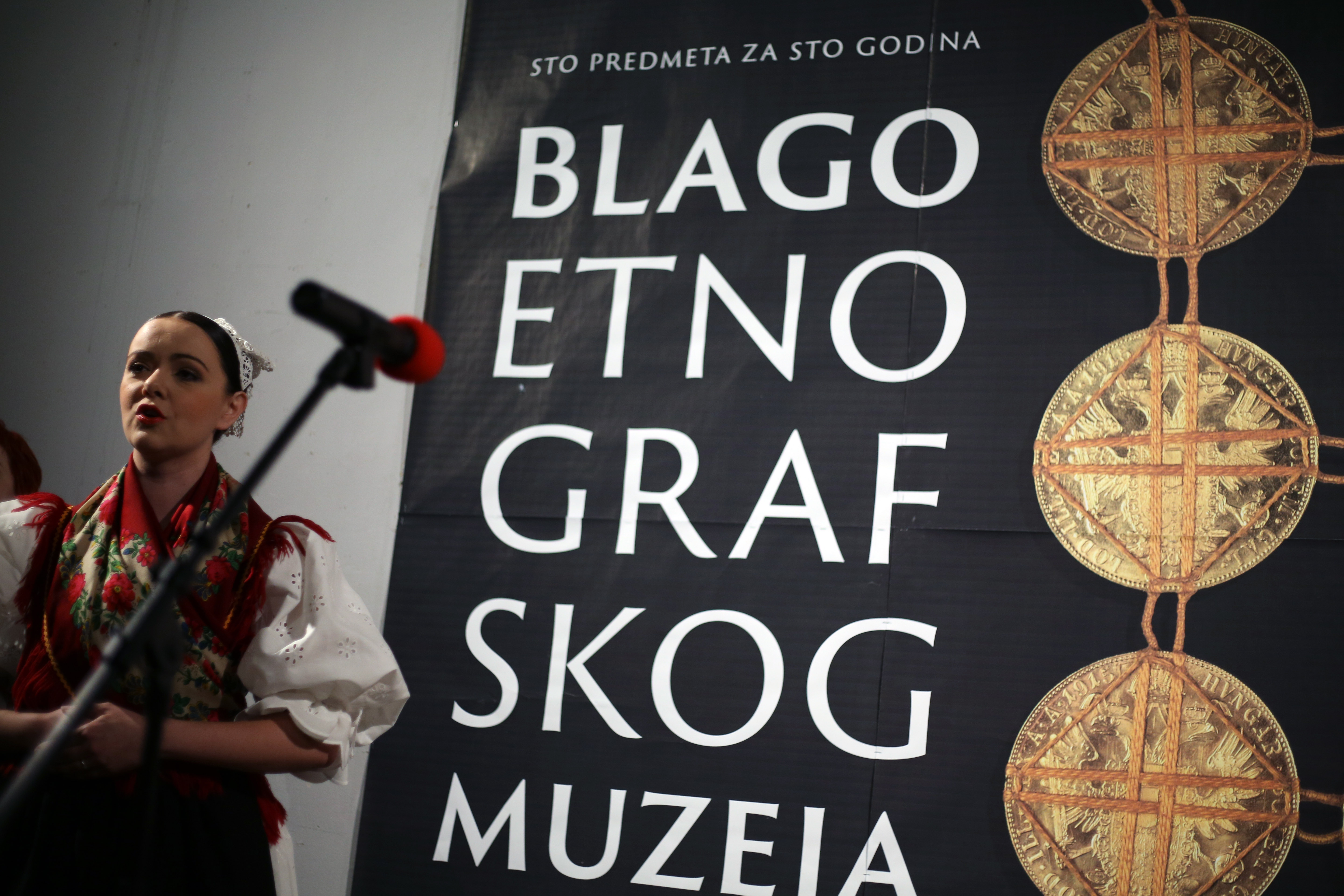 Zagreb, 4.6.2019 - U Etnografskom muzeju otvorena je izložba "Blago etnografskog muzeja - Sto predmeta za sto godina", priređena u sklopu cjelogodišnjega obilježavanja stogodišnjice osnutka muzeja.
Foto Hina/ Dario GRZELJ/ dag