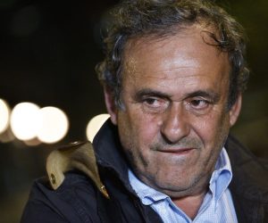 epaselect epa07656938 Former UEFA president Michel Platini leaves the Anti-Corruption Office of the Judicial Police after Platini was arrested for questioning, in Nanterre, near Paris, France, 18 June 2019. Platini has been arrested in a corruption probe of the vote that gave the 2022 World Cup to Qatar.  EPA/Julien de Rosa
